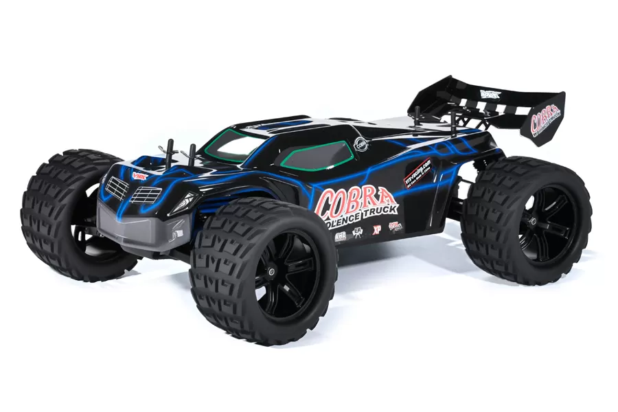 COBRA 1/8 규모 4WD 오프로드 전기 RC Truggy 2.4G 브러시 드 고속 RTR # RH817