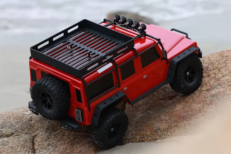 10 스케일 4WD 오프로드 전기 RC 크롤러 2.4G 5CH 3-in-1 트레일 RC RTR # RH1055