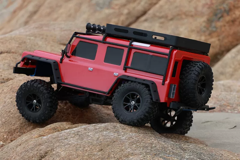 10 스케일 4WD 오프로드 전기 RC 크롤러 2.4G 5CH 3-in-1 트레일 RC RTR # RH1055