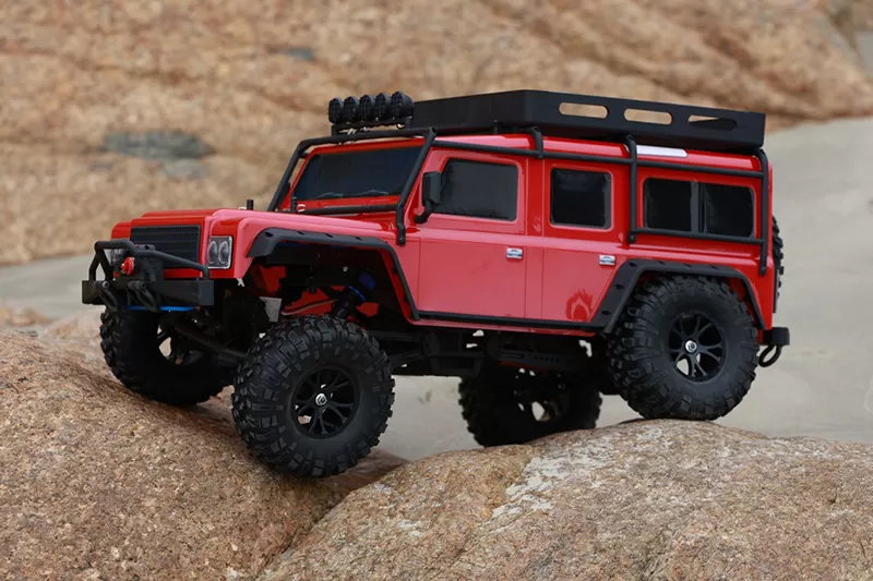 10 스케일 4WD 오프로드 전기 RC 크롤러 2.4G 5CH 3-in-1 트레일 RC RTR # RH1055
