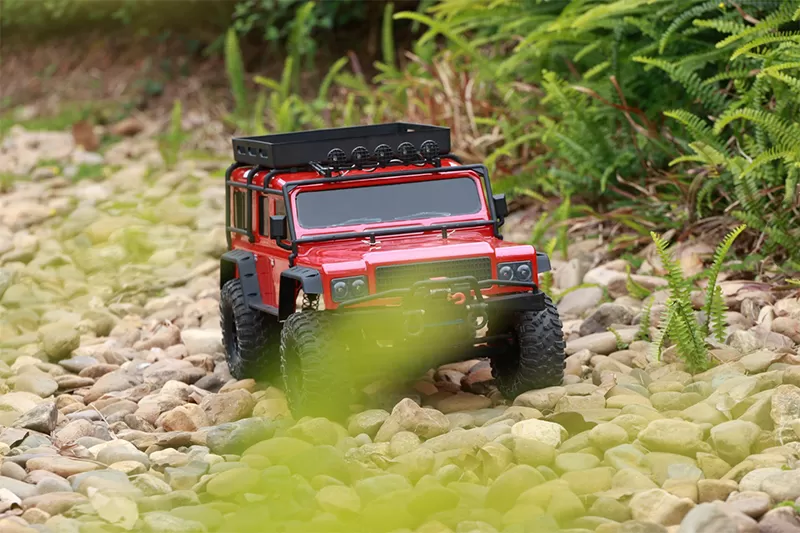 10 스케일 4WD 오프로드 전기 RC 크롤러 2.4G 5CH 3-in-1 트레일 RC RTR # RH1055