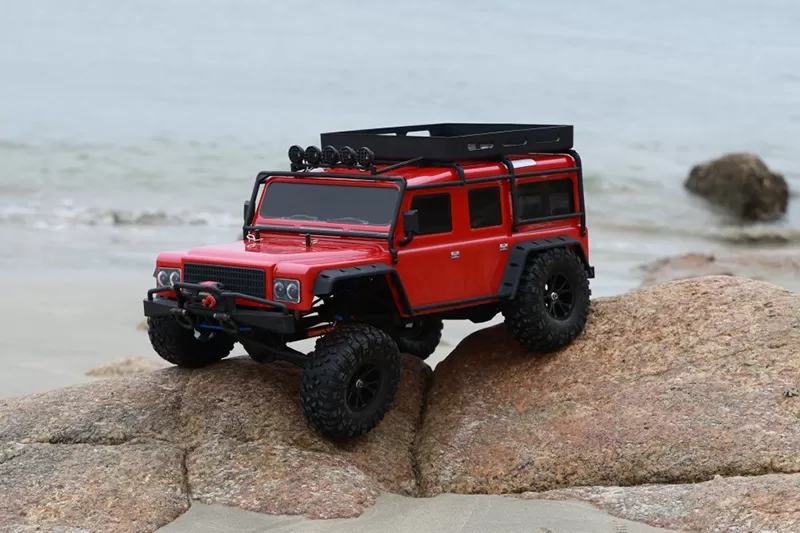 10 스케일 4WD 오프로드 전기 RC 크롤러 2.4G 5CH 3-in-1 트레일 RC RTR # RH1055