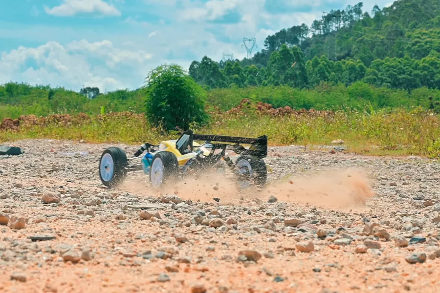 8스케일 4WD 오프로드 전동 RC 버기 2.4G 브러시드 고속 RTR #RH815