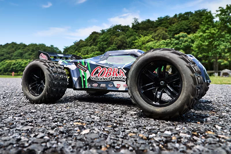 8 스케일 4WD 오프로드 전기 RC 트루기 2.4G 브러쉬 고속 RTR # RH817