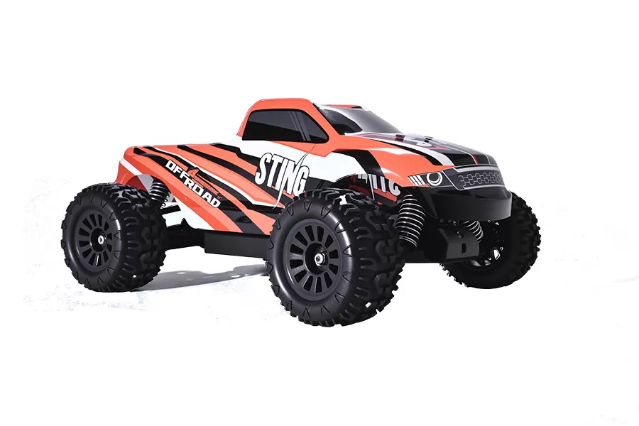 18 스케일 4WD 오프로드 전기 브러시 RC 몬스터 트럭 RTR 2.4G # RH1811
