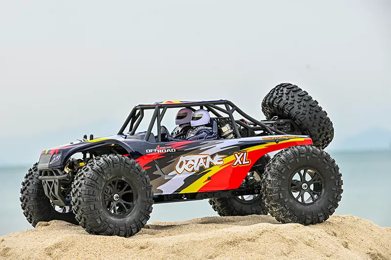 10 스케일 4WD 오프로드 전기 RC 모래 버기 2.4G 브러시리스 고속 RTR # RH1045