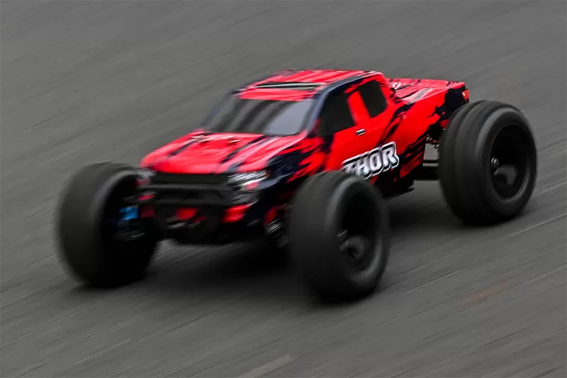 10 스케일 4WD 오프로드 니트로 RC 트루기 2.4G 엔진 고속 # RH1001