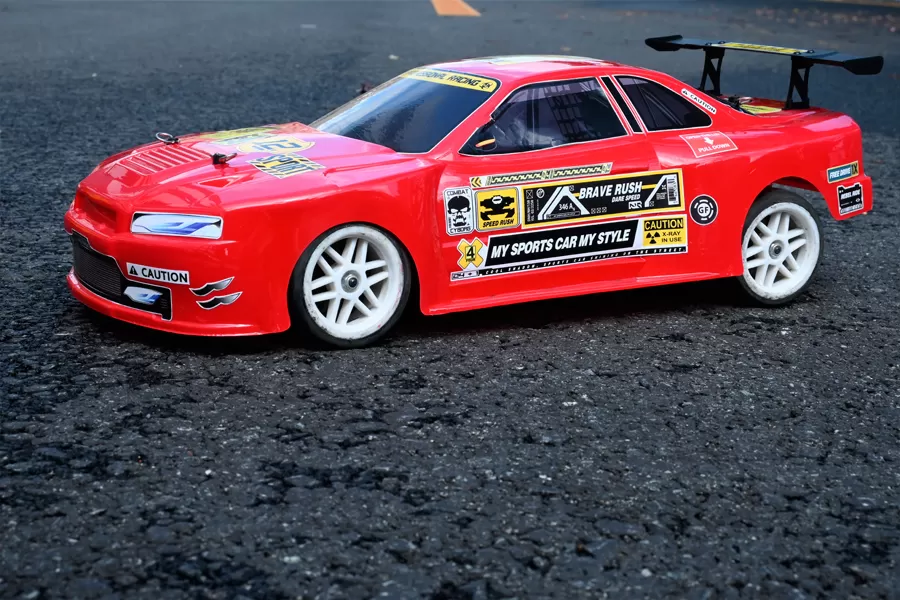 10 스케일 4WD 온로드 전기 RC 투어링 2.4G 브러시리스 고속 RTR # RH1026