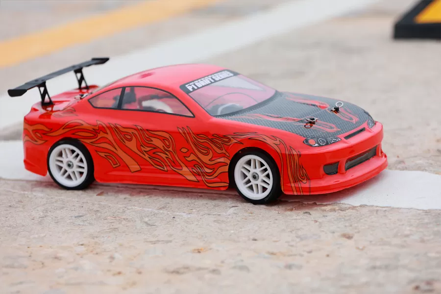 10 스케일 4WD 온로드 전기 RC 투어링 2.4G 브러시 고속 RTR # RH1025