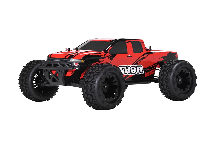 THOR NITRO 1/10 규모 4WD 오프로드 니트로 RC 트루기 2.4G 엔진 고속 # RH1002