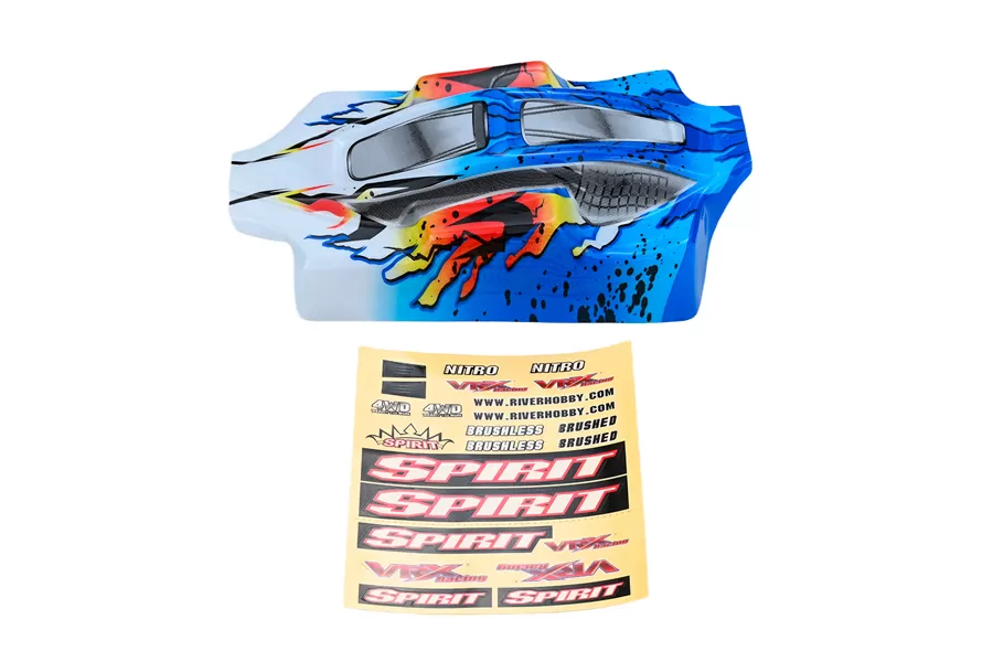 VRX PVC RC 차체 쉘 1/10 스케일 RC 버기 # R0070BL