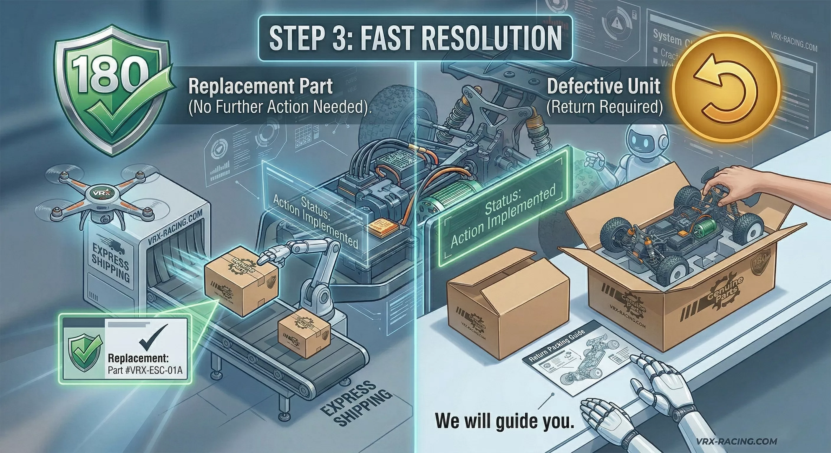 3 단계: 빠른 해상도
